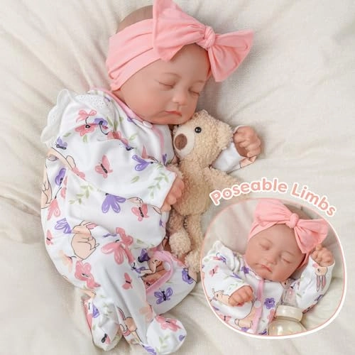 Reborn Baby Doll - 17 Inch Vinyl+ Cloth Ages 3+