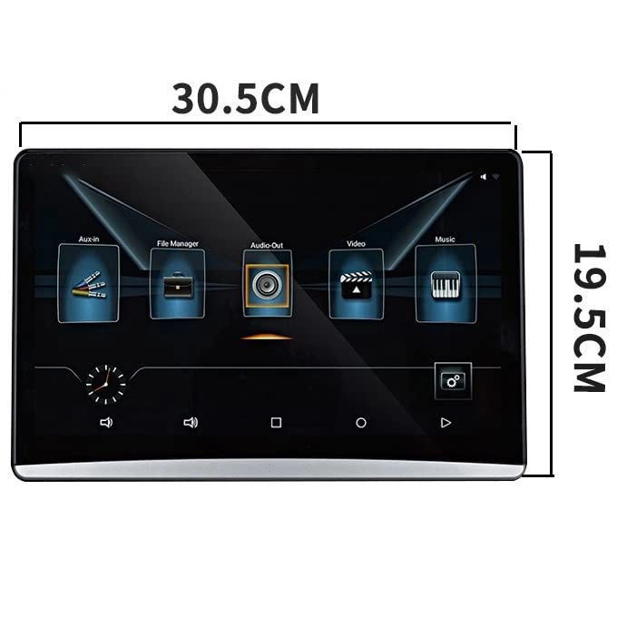 Headrest car monitor - 12.4 inch