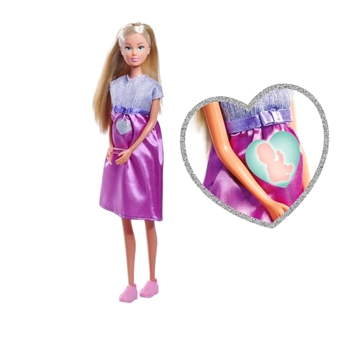 Steffi Fashion Doll - 29 cm Pregnant with Baby 4 cm 12-Piece Accessory Set Ages 3+