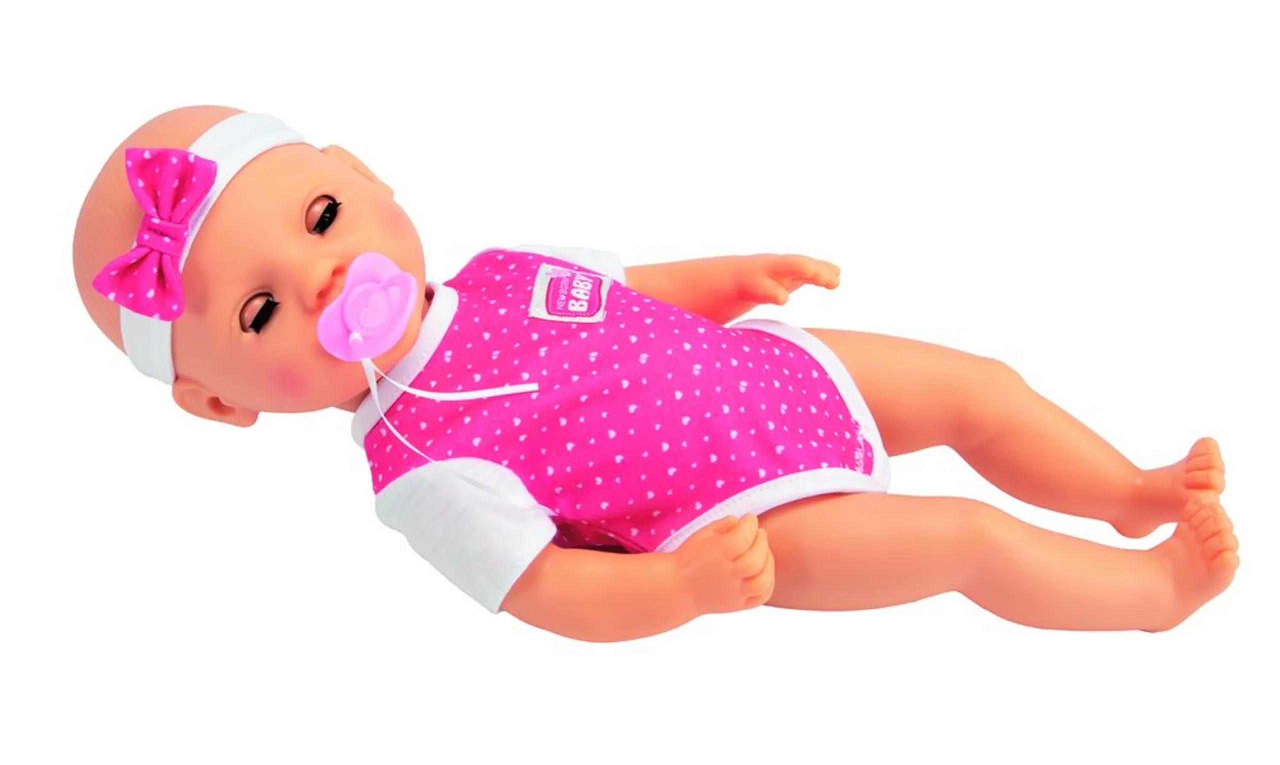 New Born Baby Doll Playset - 38 cm Full Vinyl Body Ages 2+