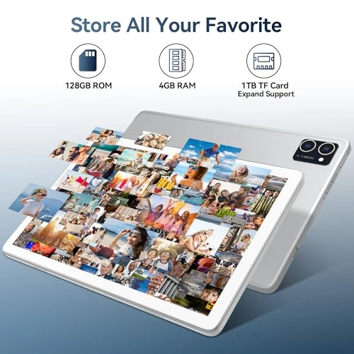 Latest Android Tablet - 128GB 10.1"