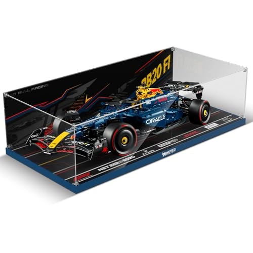 Acrylic Display Case for LEGO Oracle Red Bull Racing RB20 F1 Racing Car 42206