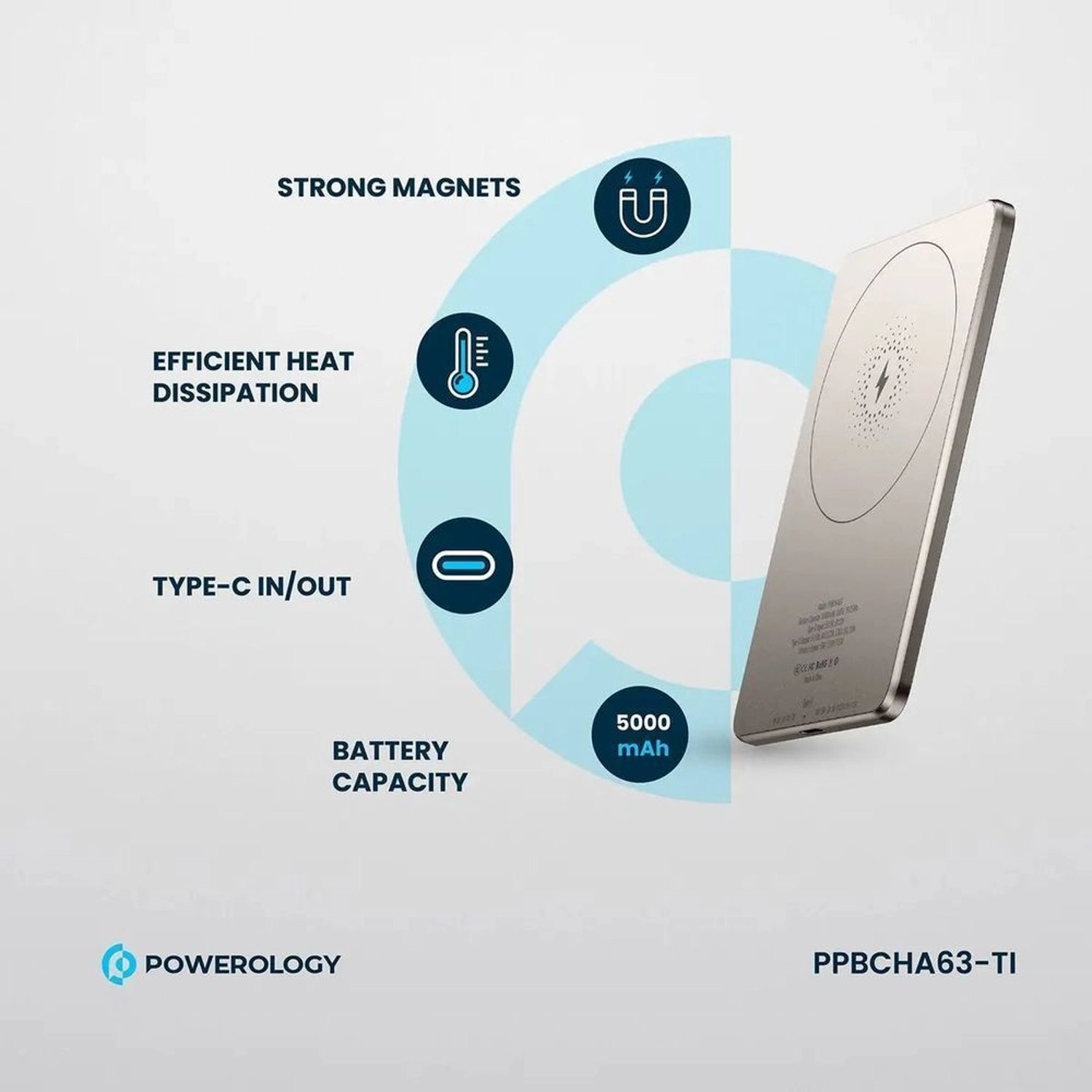 PPBCHA63-GY - 5000mAh 15W