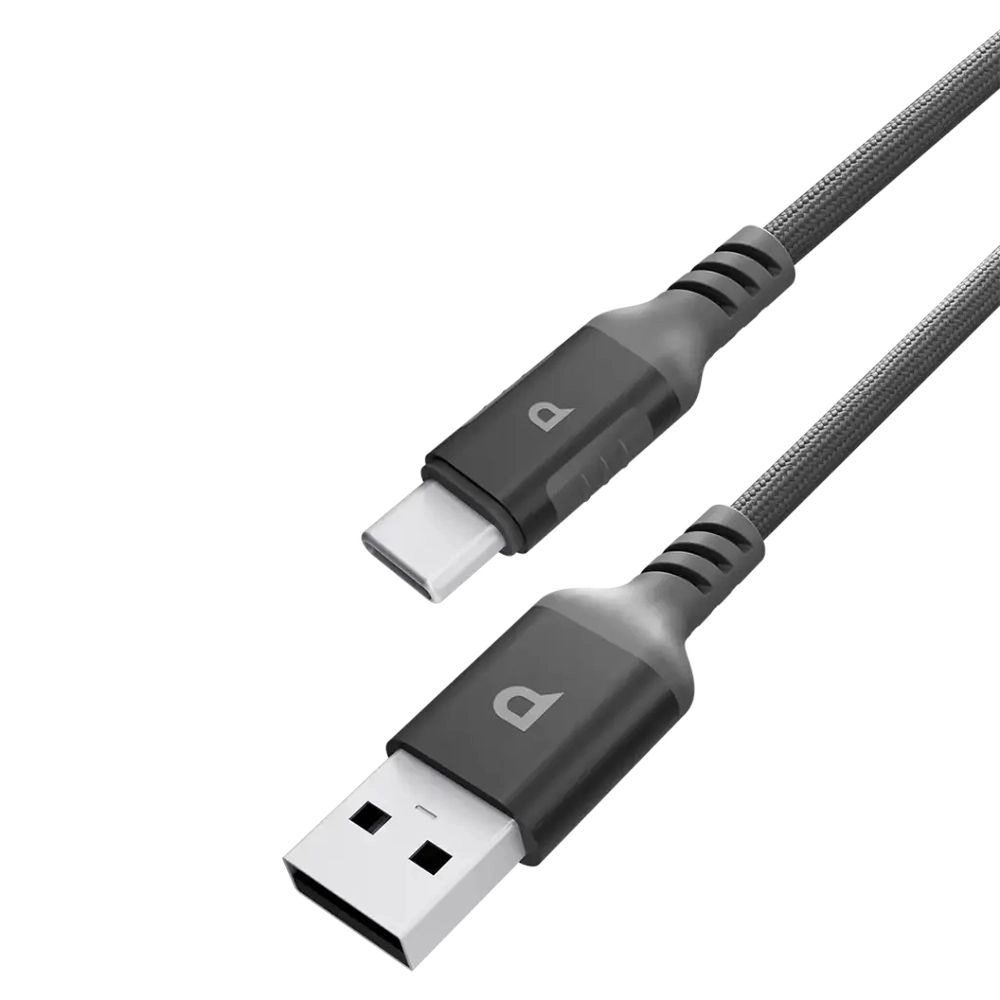 Powerology Power Sync Weave 20W Cable USB-A to USB-C 2m