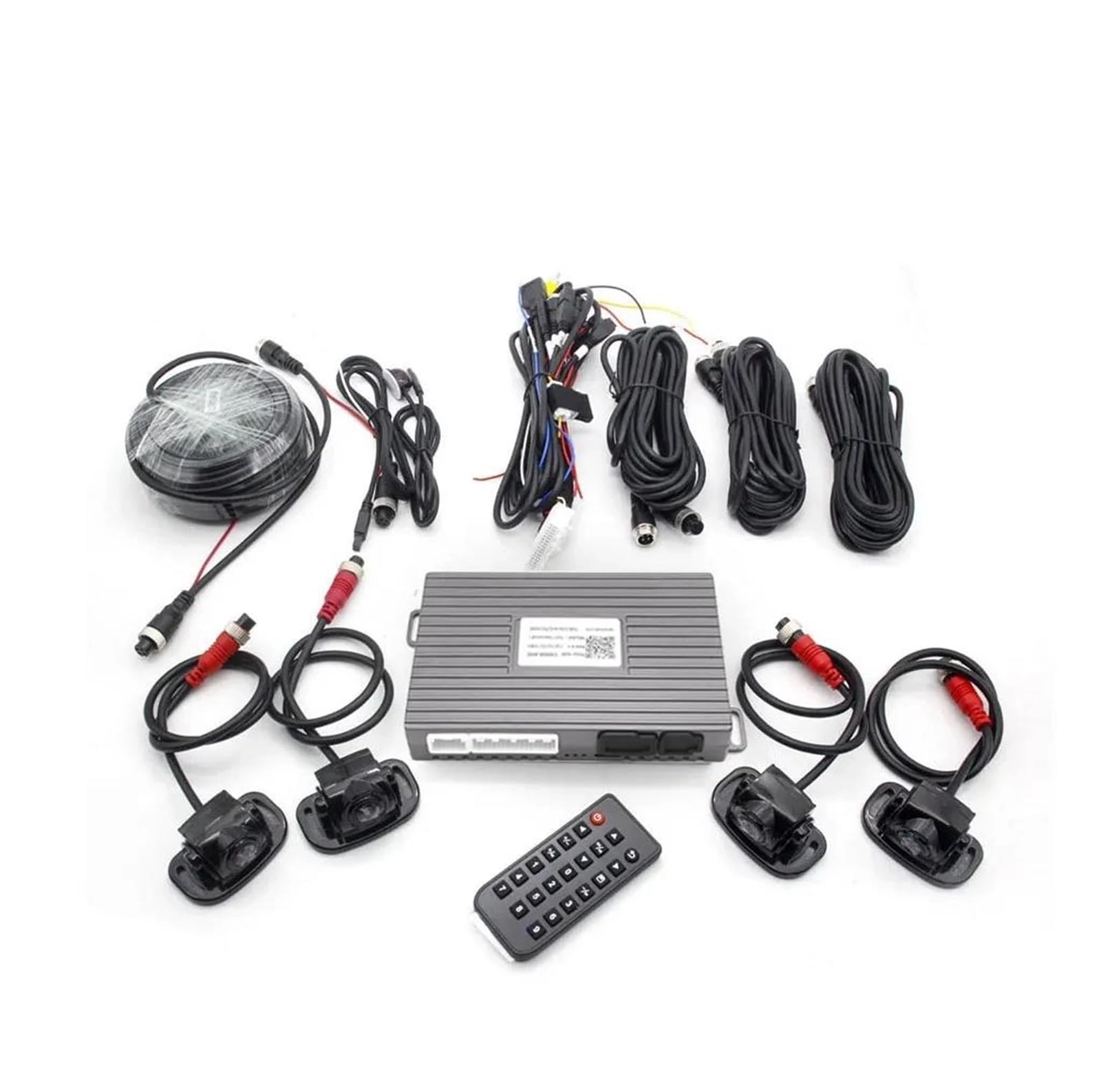 360 View Car Camera Control Box - 4 Way 4 Cameras