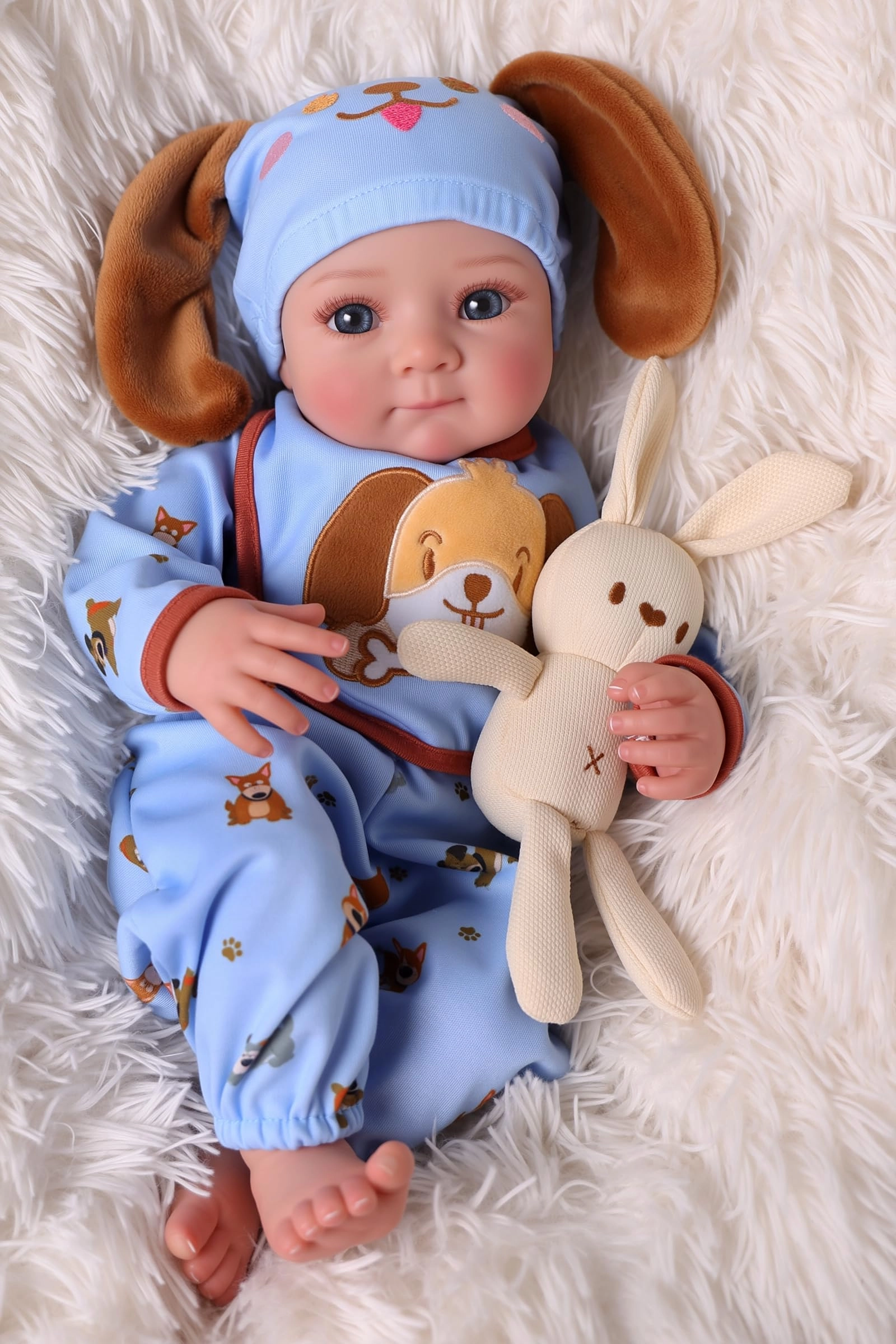 JUSS Reborn Doll - Vinyl Cloth Body Realistic Ages 3+