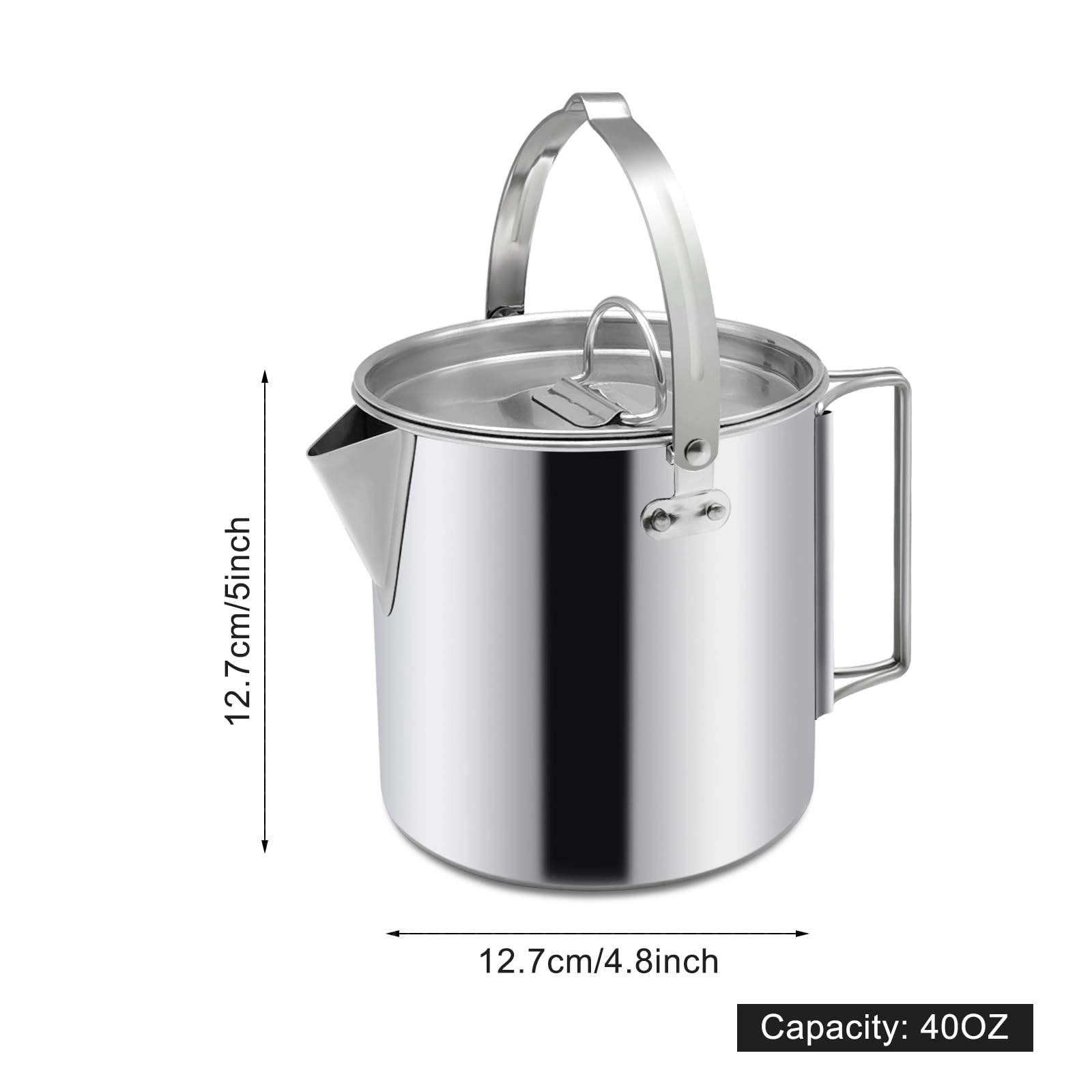 Camping Tea Kettle - 1pc 1.2L