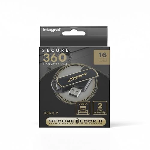 Secure 360 - USB 3.2 Gen 1 Type C & Type A 16GB