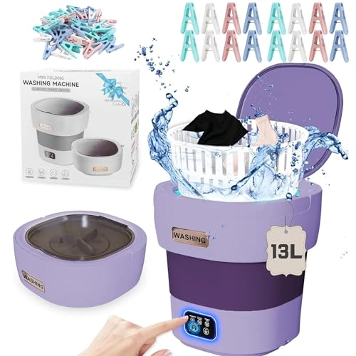 Portable Washing Machine+10pcs Clips set 13L 