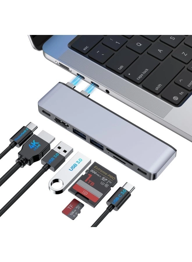 Generic USB C Hub - compatible with MacBook Thunderbolt 3