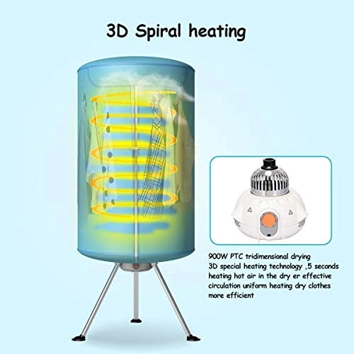 Folding Clothes Dryer - Portable Ventless Hot Drying
