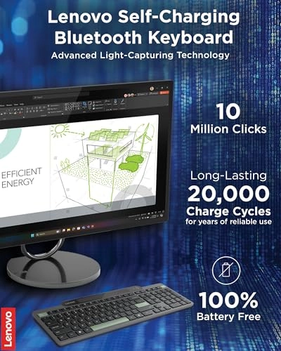 800 Self-Charging Bluetooth Keyboard - Wireless