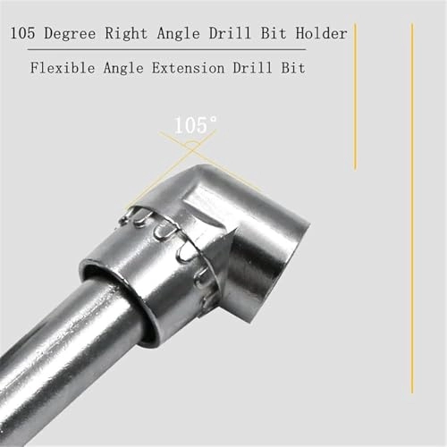 Right Angle Drill Attachment - 105 Degree 1/4" Hex Shank