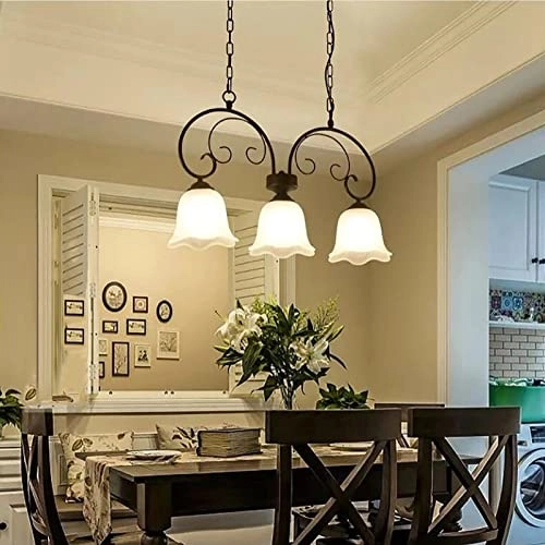 E27 American Style Chandelier - Copper 6