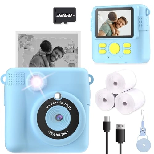 Instant Print Camera - 1080P 2.4 inch