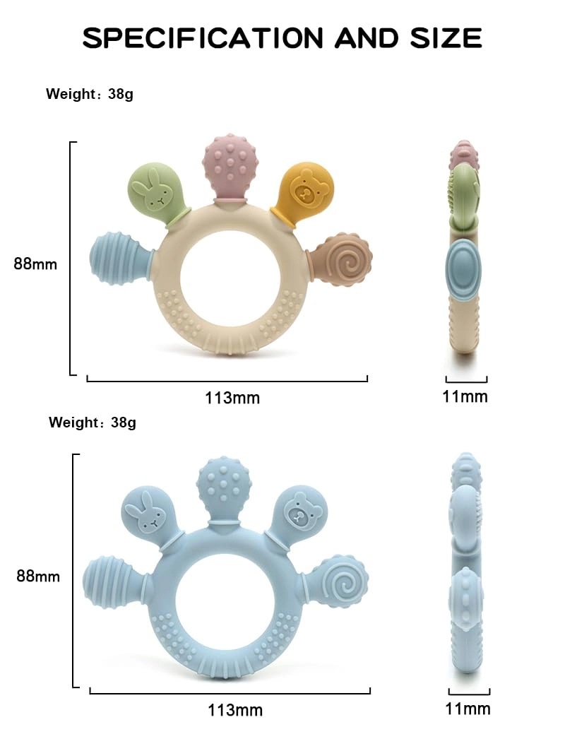 Remote Control Teether - Silicone + Phone Teether