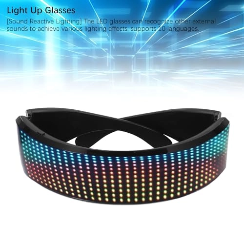 LED Glasses - 432 LEDs Sound Reactive