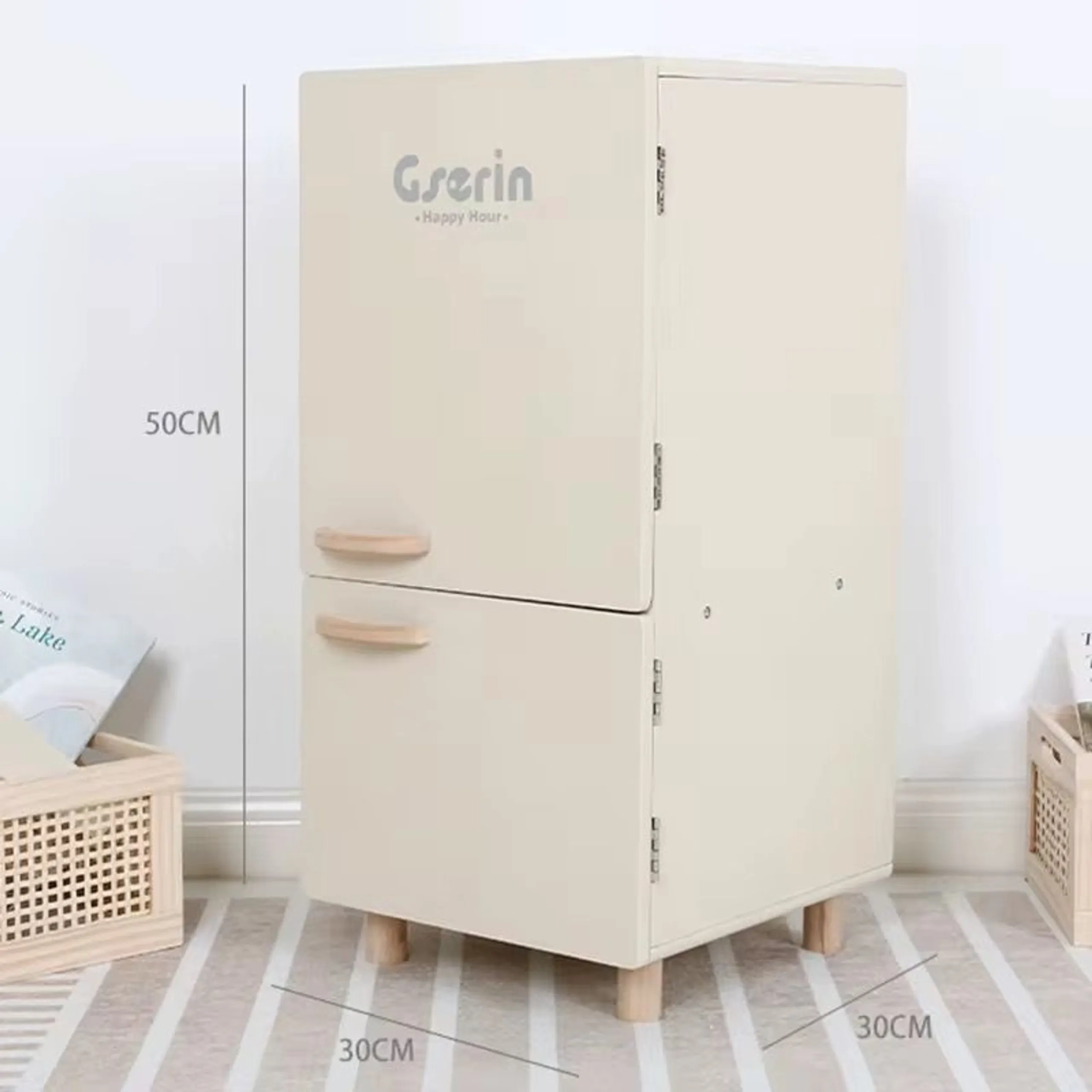 Wooden Play Fridge - 12 pcs