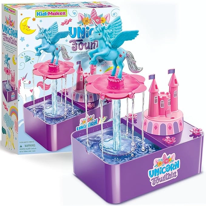 KidzMaker Unicorn Fountain Craft Kit - 5+ years