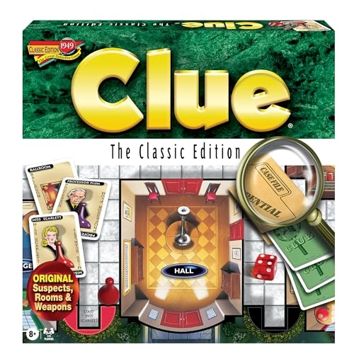Clue Classic: 1949 Card Artwork & Suspects USA