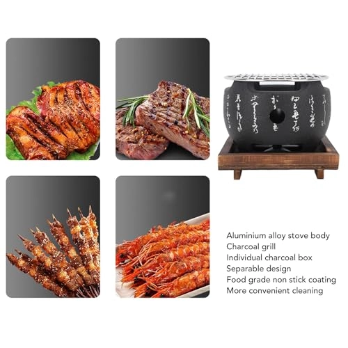 Mini BBQ Grill - charcoal