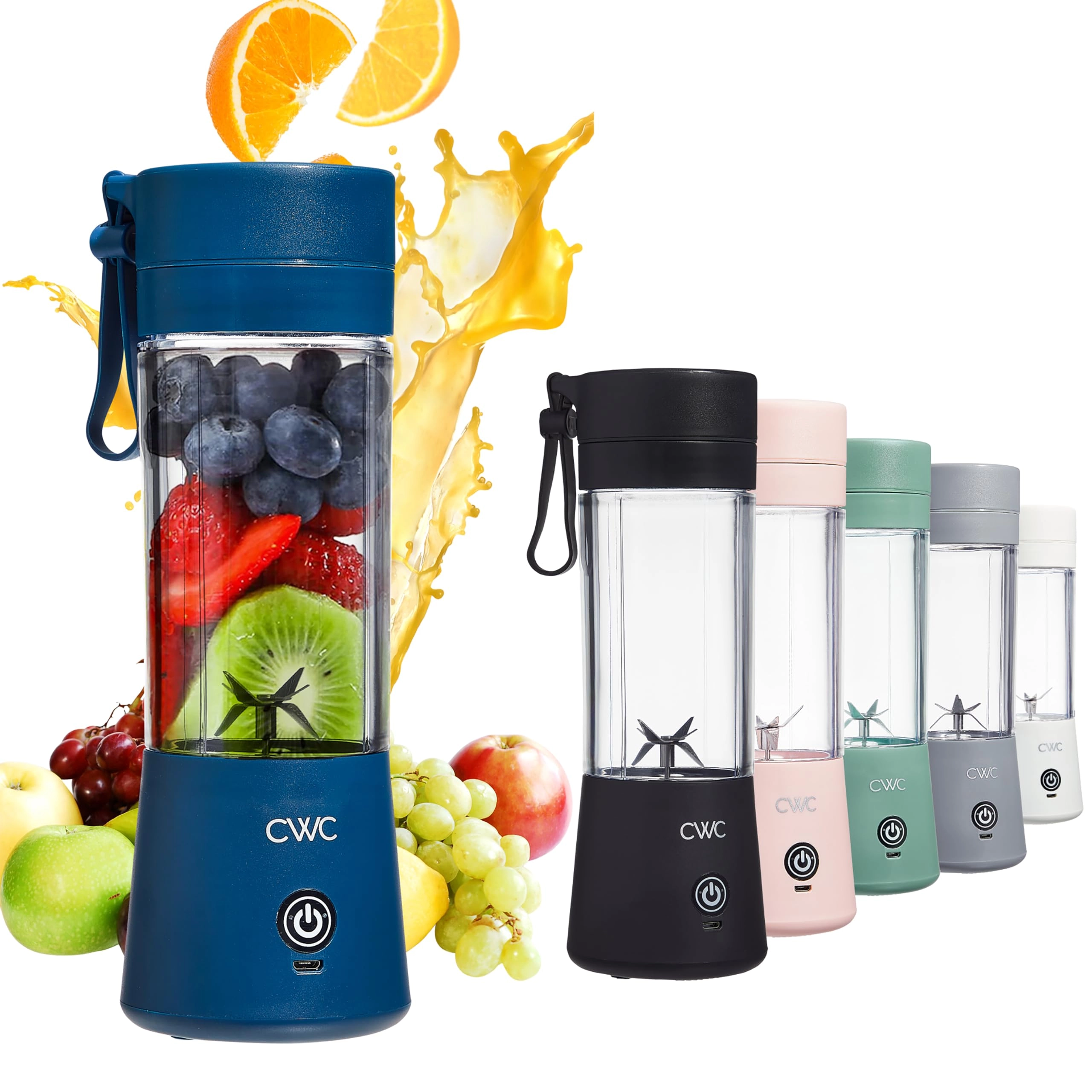Mini Portable Blender - Wireless USB Rechargeable Stainless Steel Blade