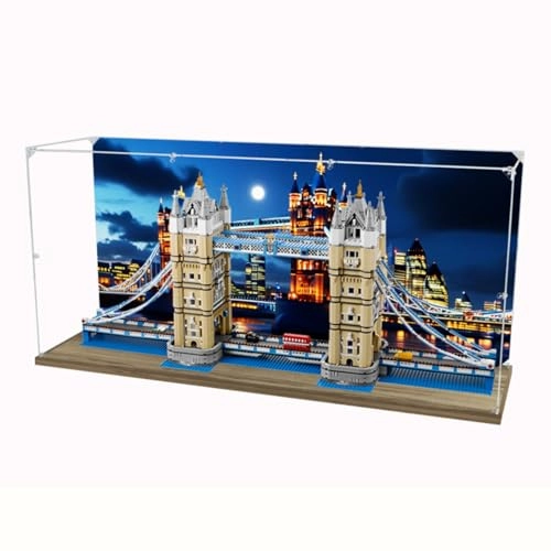 Figures Display Box for LEGO Toweer Briddge 10214 - acrylic 2mm/3mm thickness