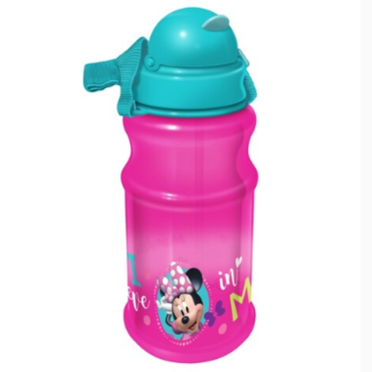 Minnie Mouse Water Bottle - Flip Straw 500 ml
