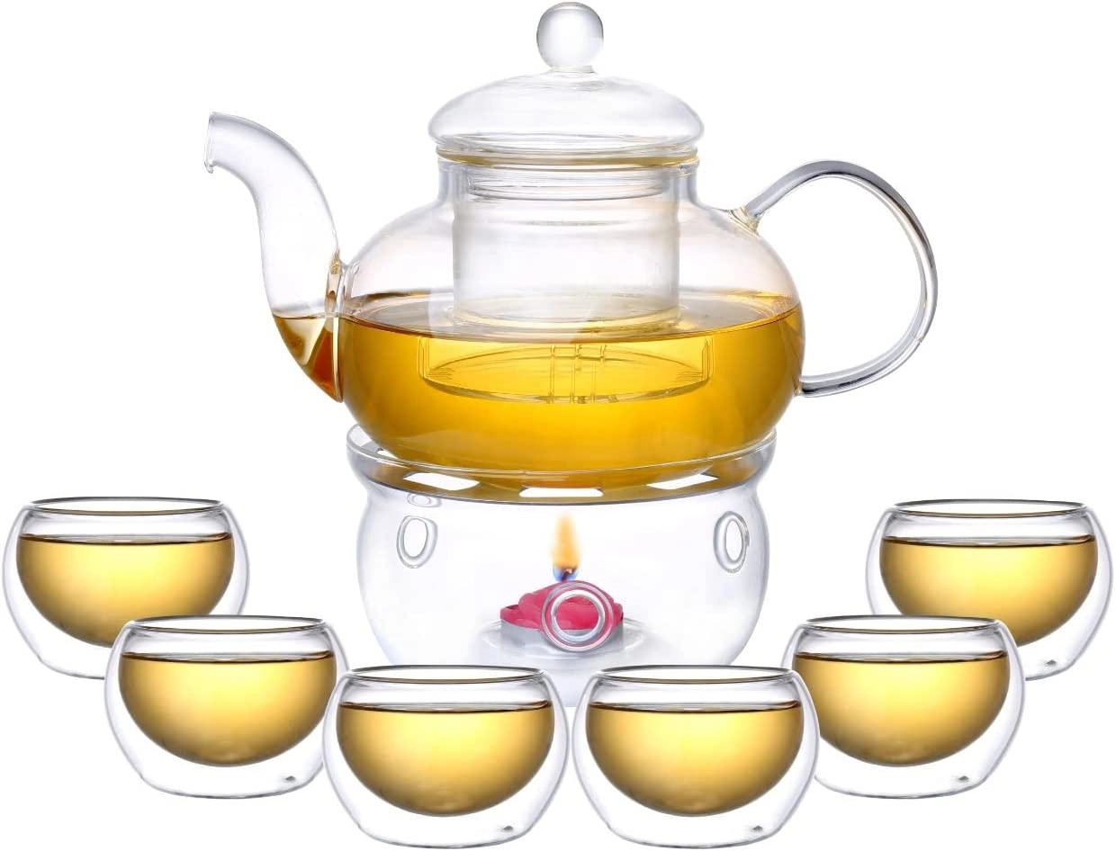NEOFLAM Borosilicate Glass Tea Set - 800ml