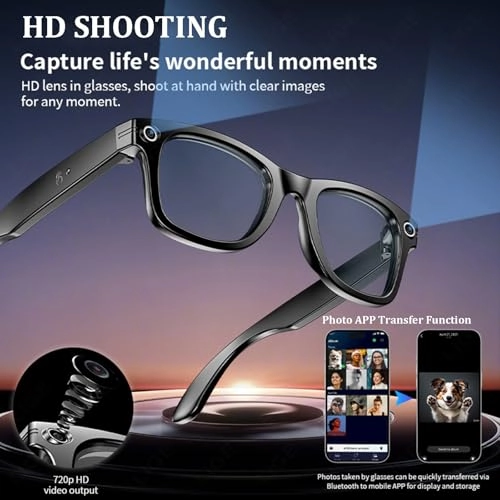 AI Camera Smart Glasses - IP65 260mAh