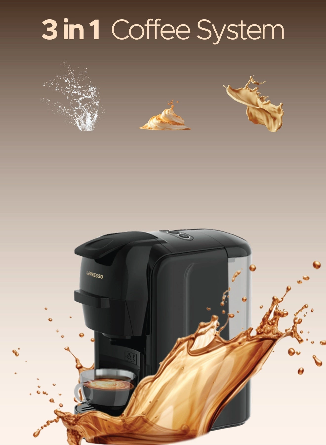 Lieto - 3-in-1 + Conical Burr Grinder - High Precision