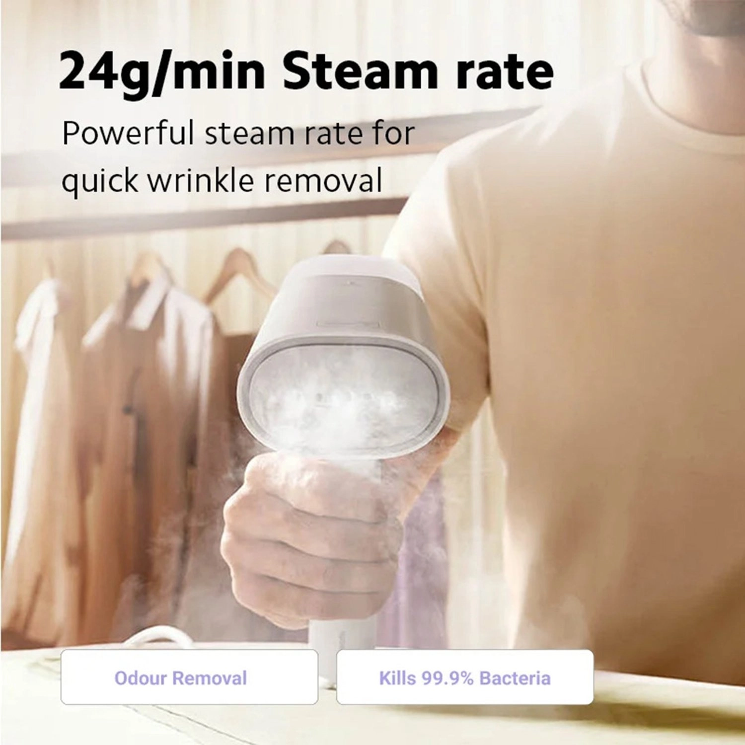 MJGTJ02LF - Garment Steamer 160 mL 1300W