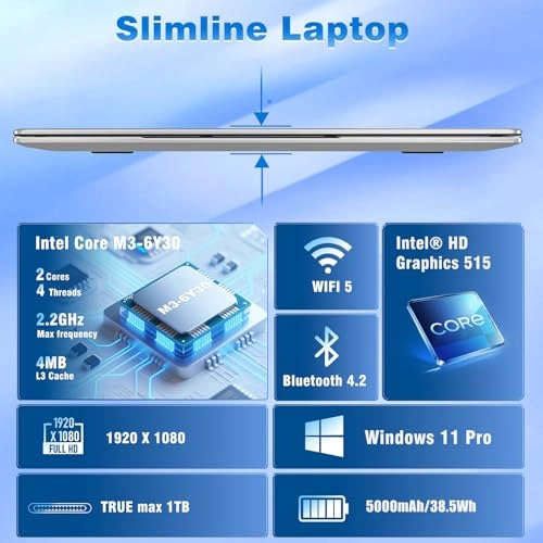 NY-11 - 15.6'' Core M 6Y30 16GB DDR3 256GB SSD