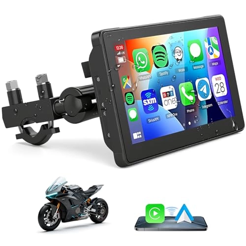 PHEZEN Motorcycle GPS Navigation Screen - 7 inch