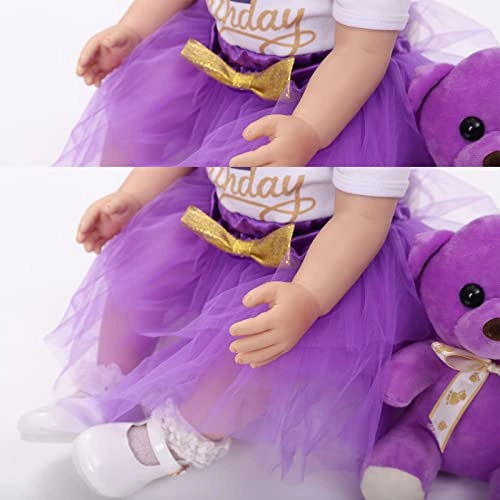 Reborn Baby Doll - 22 Inches / 55 cm Silicone Ages 3+