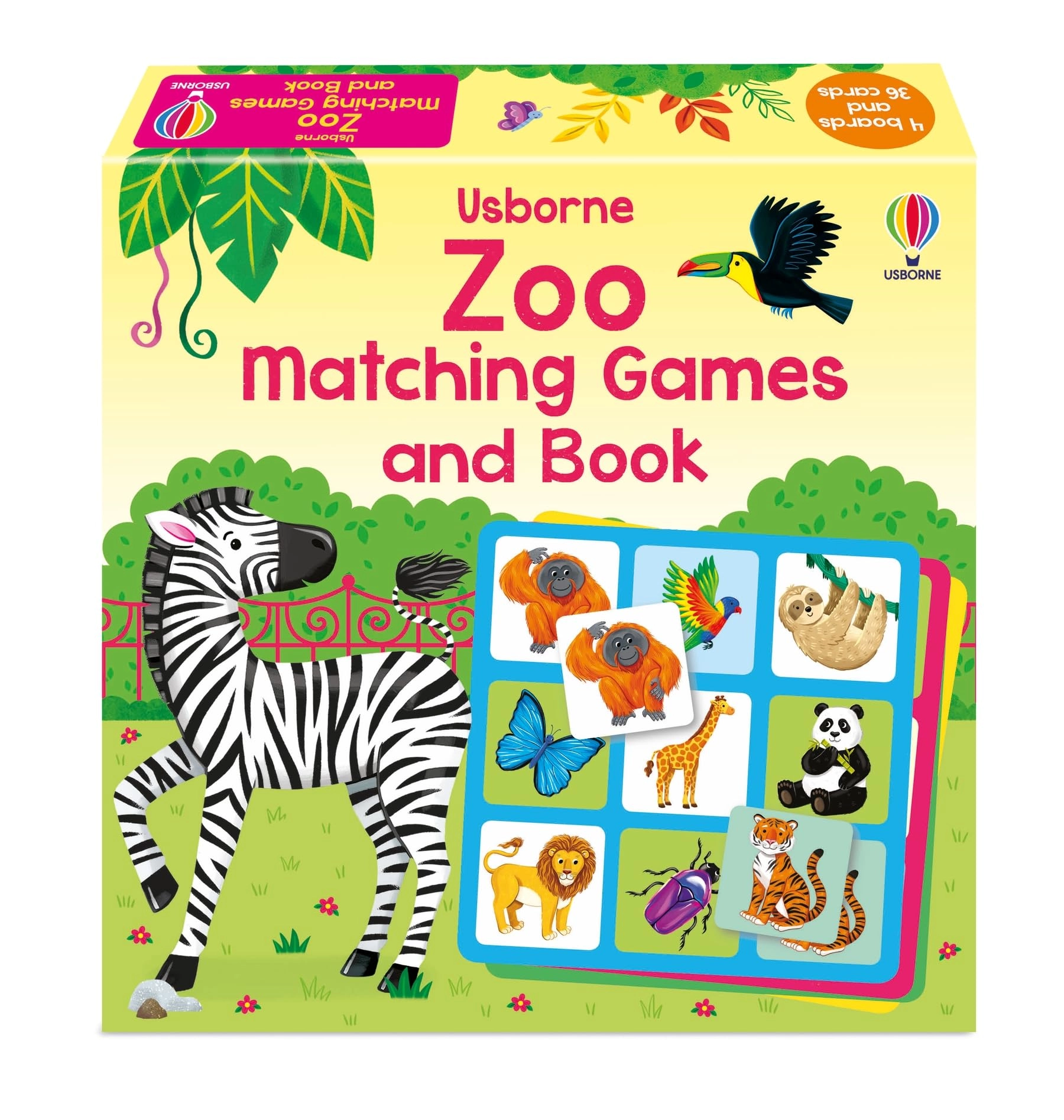 Usborne Publishing IWUK GB Zoo Matching Games and Book - 1 Count
