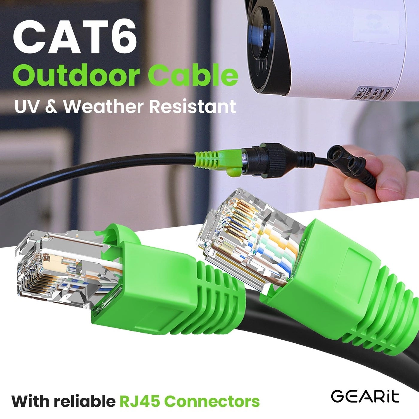 RJ45 Cat-6 Ethernet Patch Cable - 200 Foot (60.9 Meters)