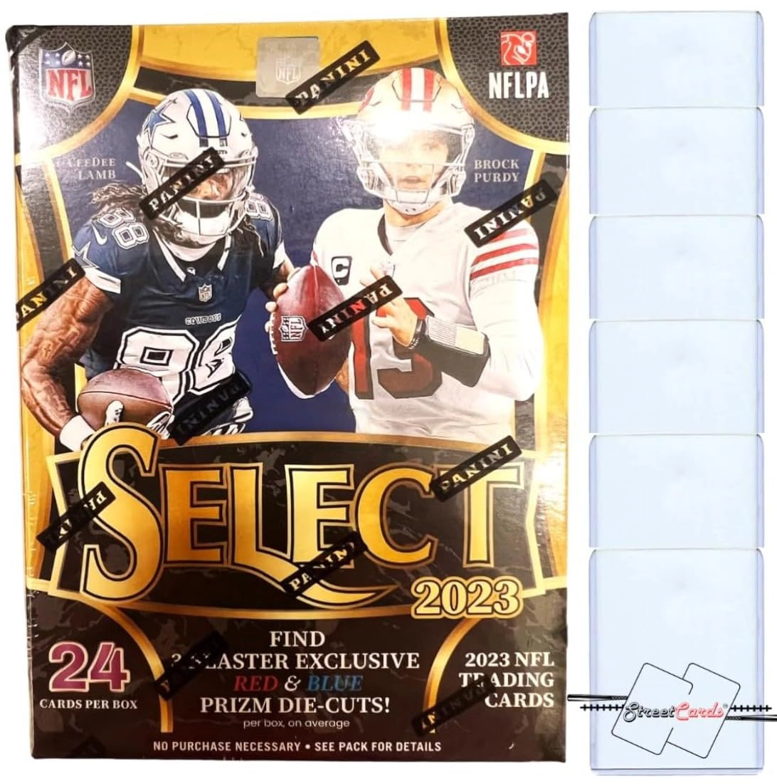 StreetCards Panini Select Football NFL Blaster Box - 24pcs + Toploaders - 6pcs