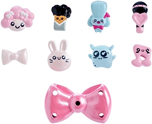 Kuu Kuu Harajuku Charms - Pink Red Plastic Ages 5+