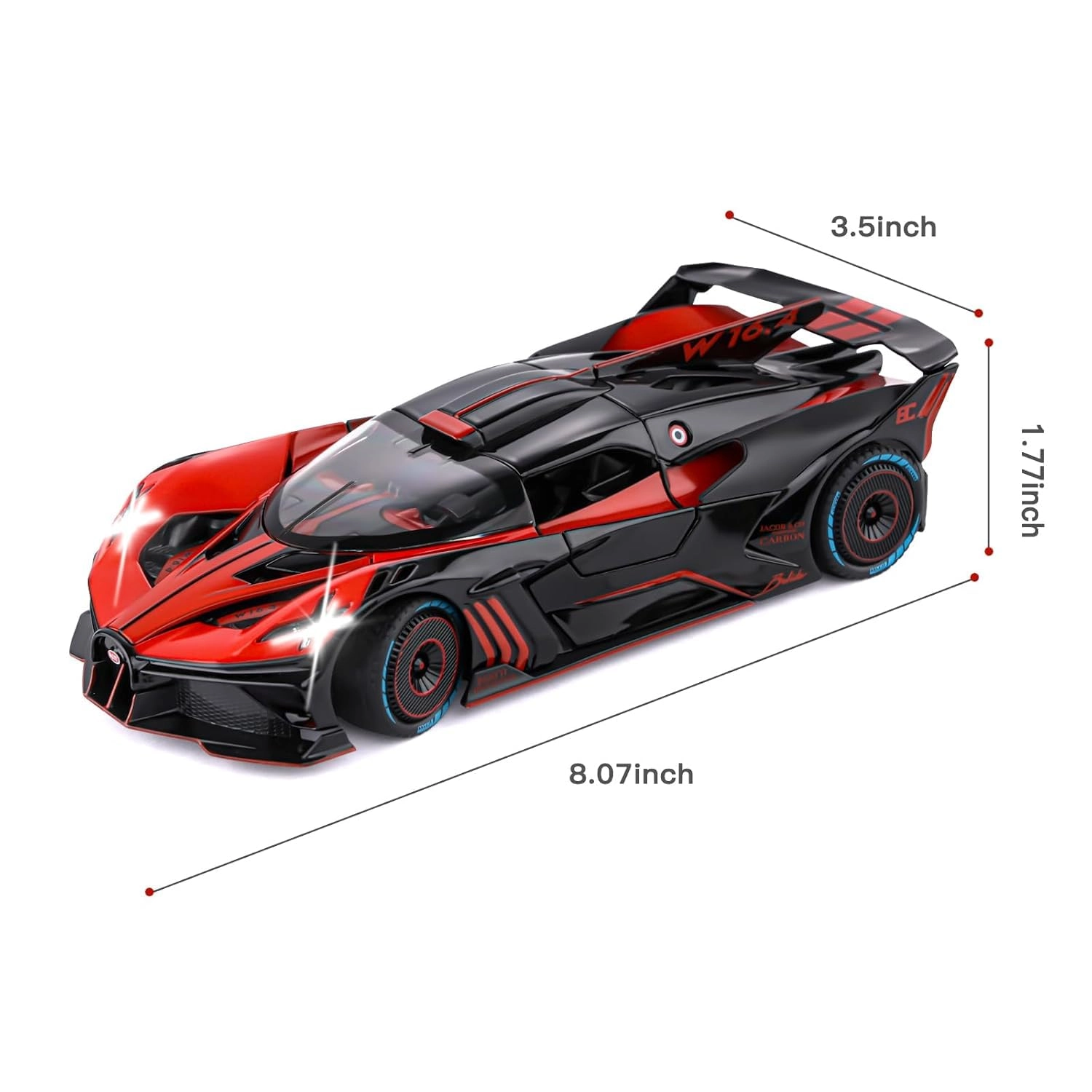 Bugatti Bolide - 1:24 Metal