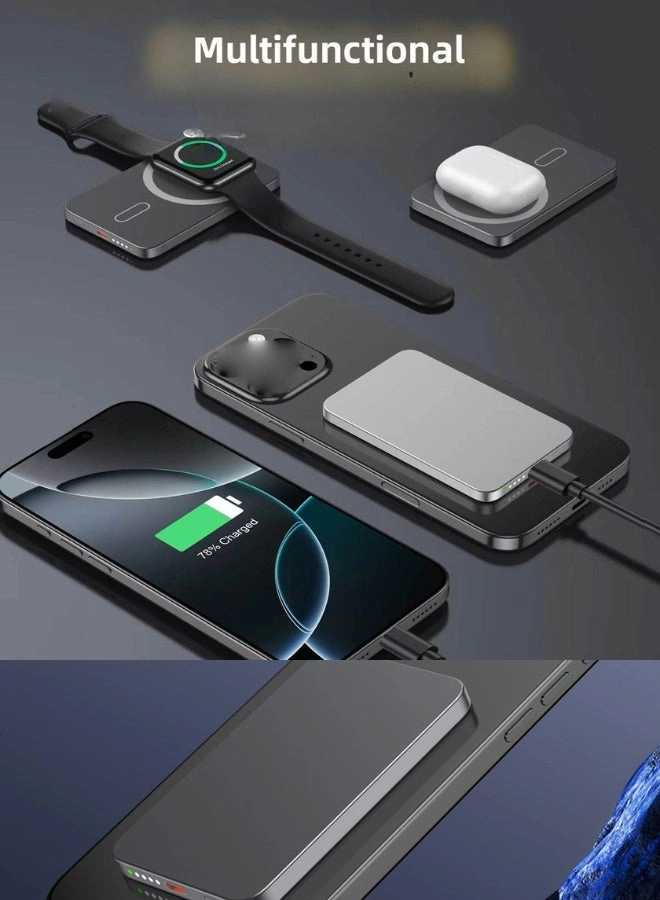 Magnetic Wireless Power Bank - 10000mAh 15W
