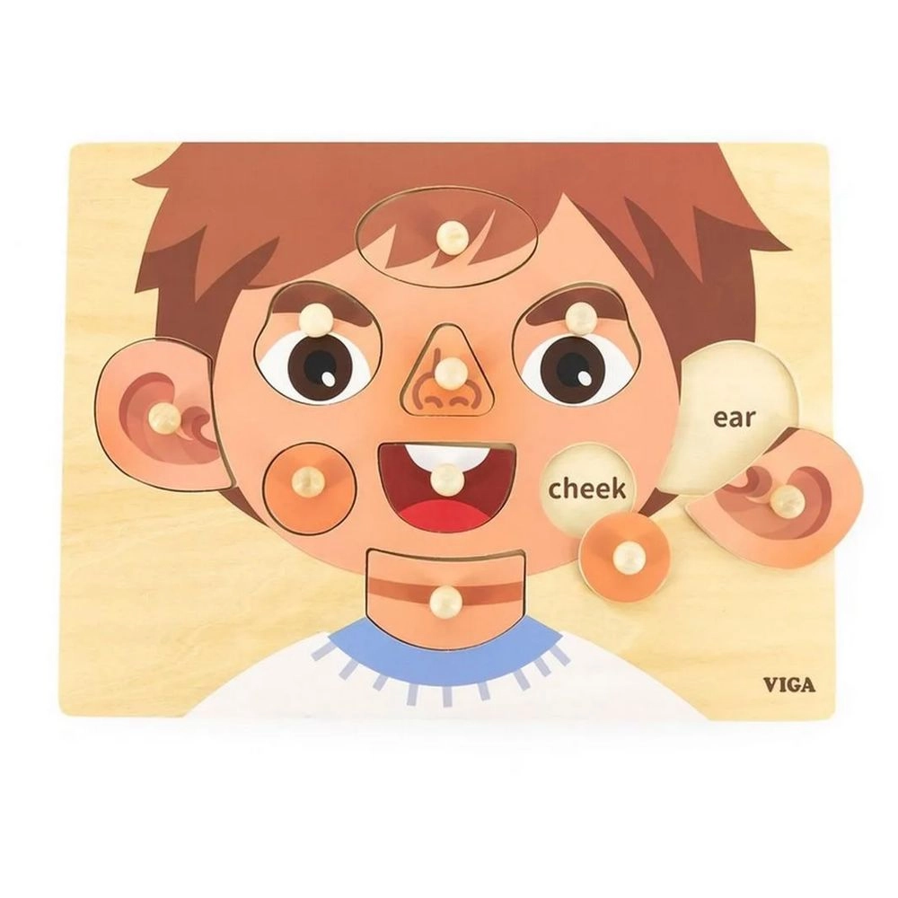 Boys Face Puzzle (29464294-44664) - 10 pcs