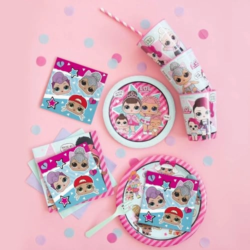 Paper Napkins - Pack of 16 LOL Surprise birthday party