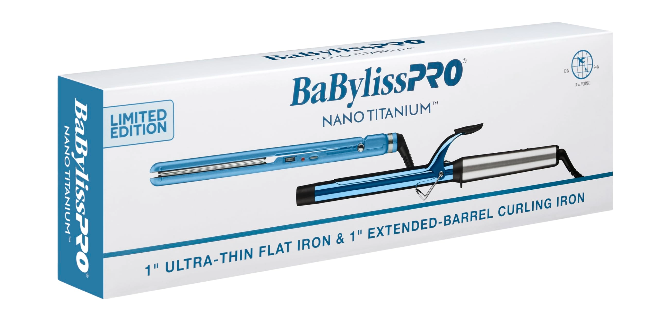 Nano Titanium Ultra-Thin Flat Iron - 1 inch