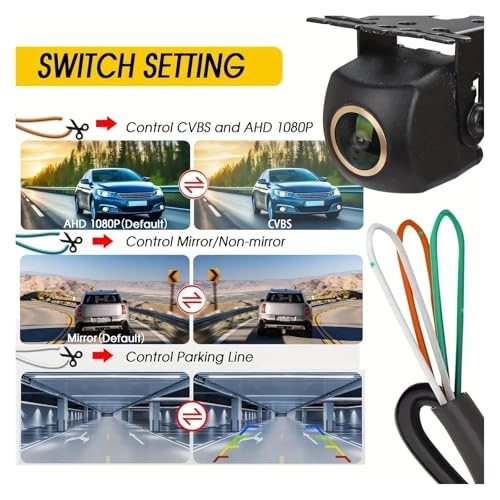 Rear View Parking Camera - Night Vision Wire
