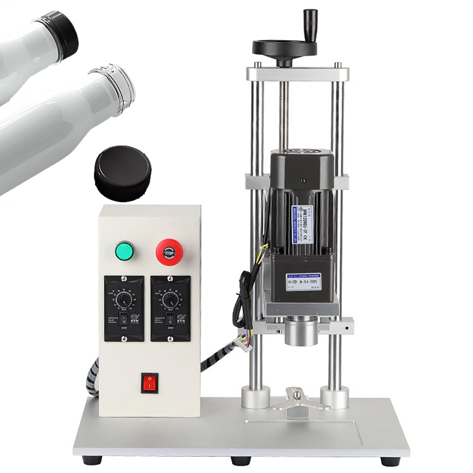 PJRVJFR Capper Machine - 0-50Mm/0.4-2in 67r/min(45r/min)