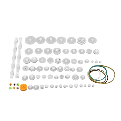 Plastic Gears Pulley Belt Kits - 75 kinds Gear kit 6 Set Options
