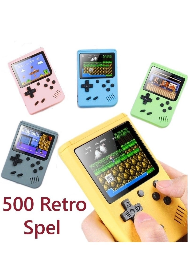 Retro Handheld Game Console - 3-inch 500 games