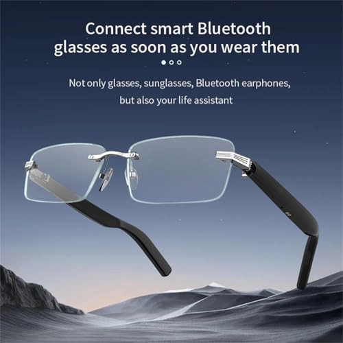 IVY-G06-1 - Frameless Bluetooth Smart Glasses Black