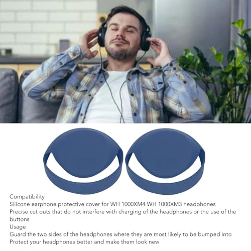 Ear Cup Cover for WH 1000XM4 WH 1000XM3 - Protective